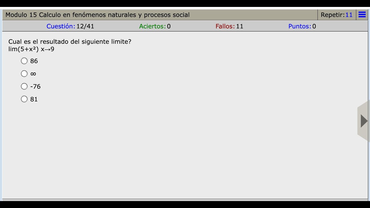 Modulo 15 Calculo en fenómenos naturales y procesos social| Cual es el