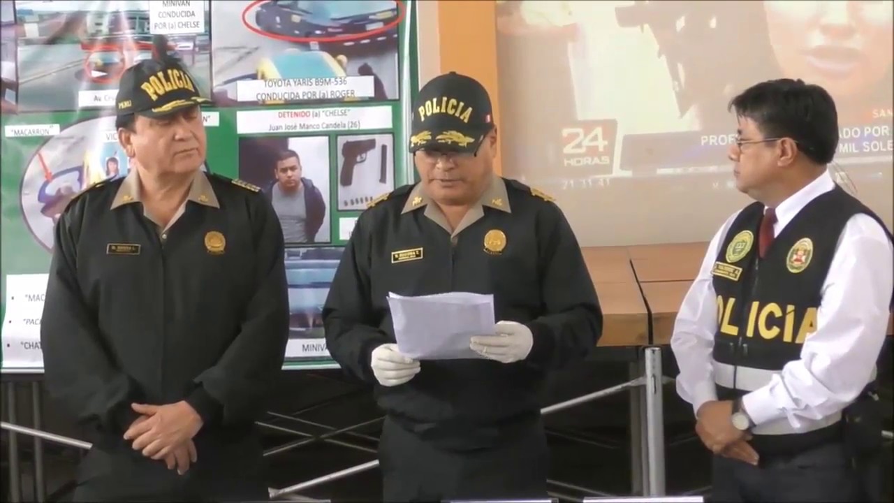 PNP CAPTURA A LADRONES QUE ROBARON 20 MIL SOLES A EMPRESARIO EN SAN ...