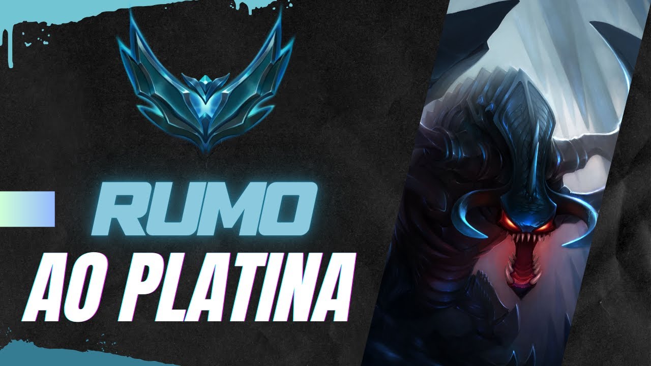 MONO CHO'GATH - RUMO AO PLATINA | LEAGUE OF LEGENDS AO VIVO