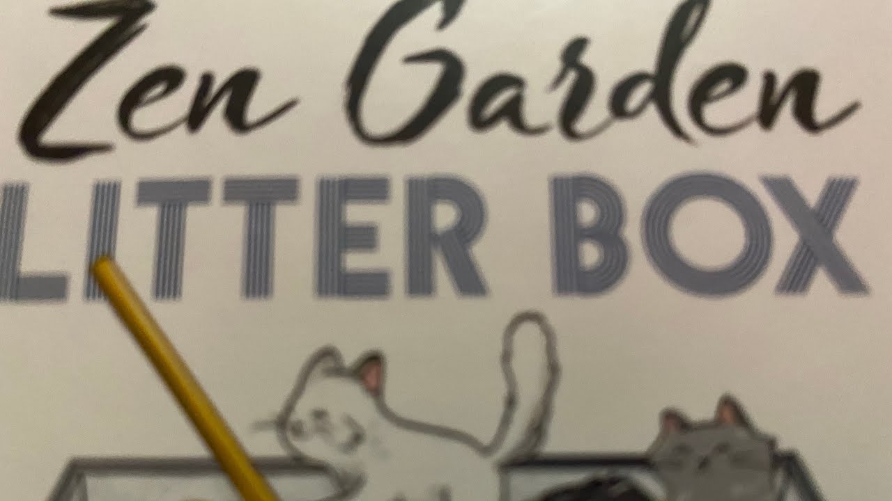 Unboxing zen garden litter box YouTube