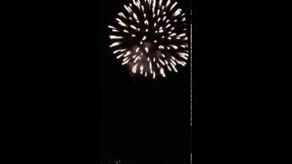 พลุวันพ่อ 5 ธันวา 2558 Firework show on father's day in BKK 5 Dec 2015