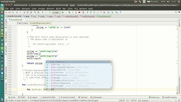 Android Kotlin Tutorial #124 - Functions - Single-Expression Functions