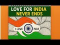 Love For India Drawing | I Love Indian, Flag (Tiranga) Drawing | Independence/Republic Day Drawing