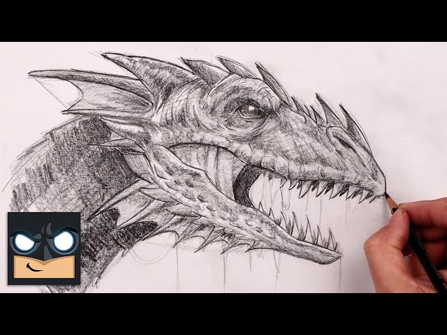 How To Draw a Dragon   Studio Sketch Tutorial 