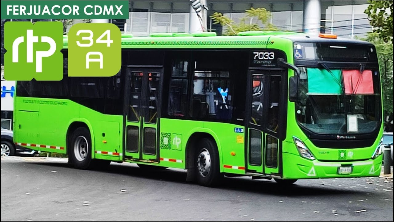 RTP CDMX - Ruta 34A - De Metro Balderas a Centro Comercial Santa Fe - RECORRIDO COMPLETO