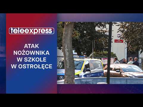Atak nożownika w szkole w Ostrołęce | TELEEXPRESS | 7.10.2026