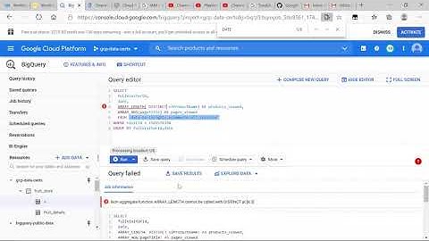 Working with JSON and Array data in BigQuery