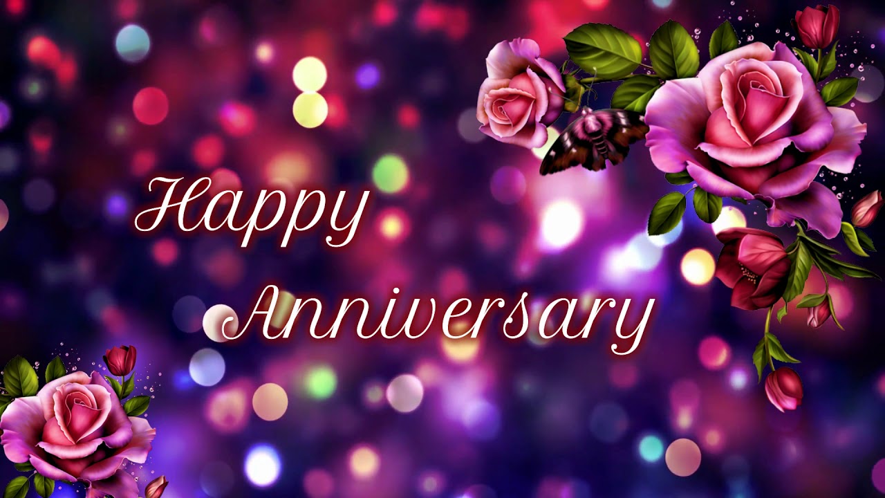 Free | Happy Anniversary | Intro | Roses | Bokeh Effect | Video Background | HD