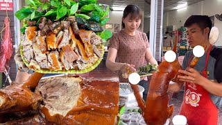 QUÁN CHÓ QUAY ĐÔNG KHÁCH NHẤT LẠNG SƠN, NGÀY CUỐI THÁNG 30 CON VẪN BÁN HẾT, ROAST DOG MEAT