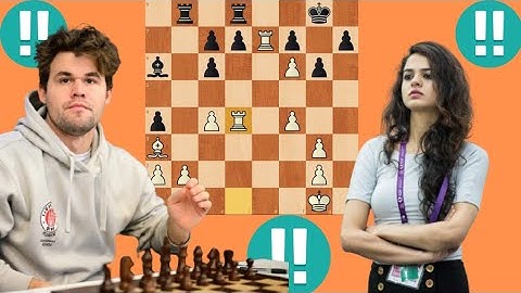 Hero Magnus Carlsen vs Tania Sachdev Chess game 23