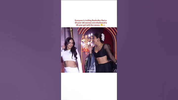 The vibes are unmatched 🔥👀 #bollywood #malaikaarora #rashmikamandanna #shortvideo #shorts