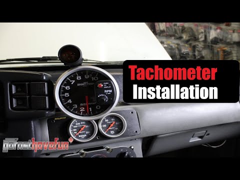 How to Install a Tach / Tachometer Installation (Autometer / Greddy) | AnthonyJ350