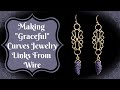 Making graceful curves jewelry links from wire i bsue boutiques