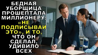видео: БЕДНАЯ УБОРЩИЦА ПРОШЕПТАЛА МИЛЛИОНЕРУ: «НЕ ПОДПИСЫВАЙ ЭТО», И ТО, ЧТО ОН СДЕЛАЛ, УДИВИЛО ВСЕХ картинка: БЕДНАЯ УБОРЩИЦА ПРОШЕПТАЛА МИЛЛИОНЕРУ: «НЕ ПОДПИСЫВАЙ ЭТО», И ТО, ЧТО ОН СДЕЛАЛ, УДИВИЛО ВСЕХ