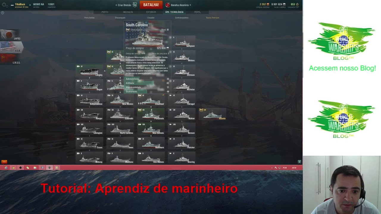 Tutorial - Aprendiz de marinheiro. wowsers