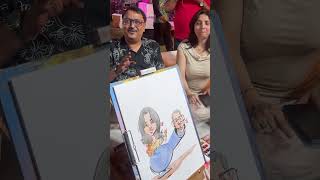 Live Caricature Drawing 🎨 | Turning Faces into Fun Art in Real-Time!