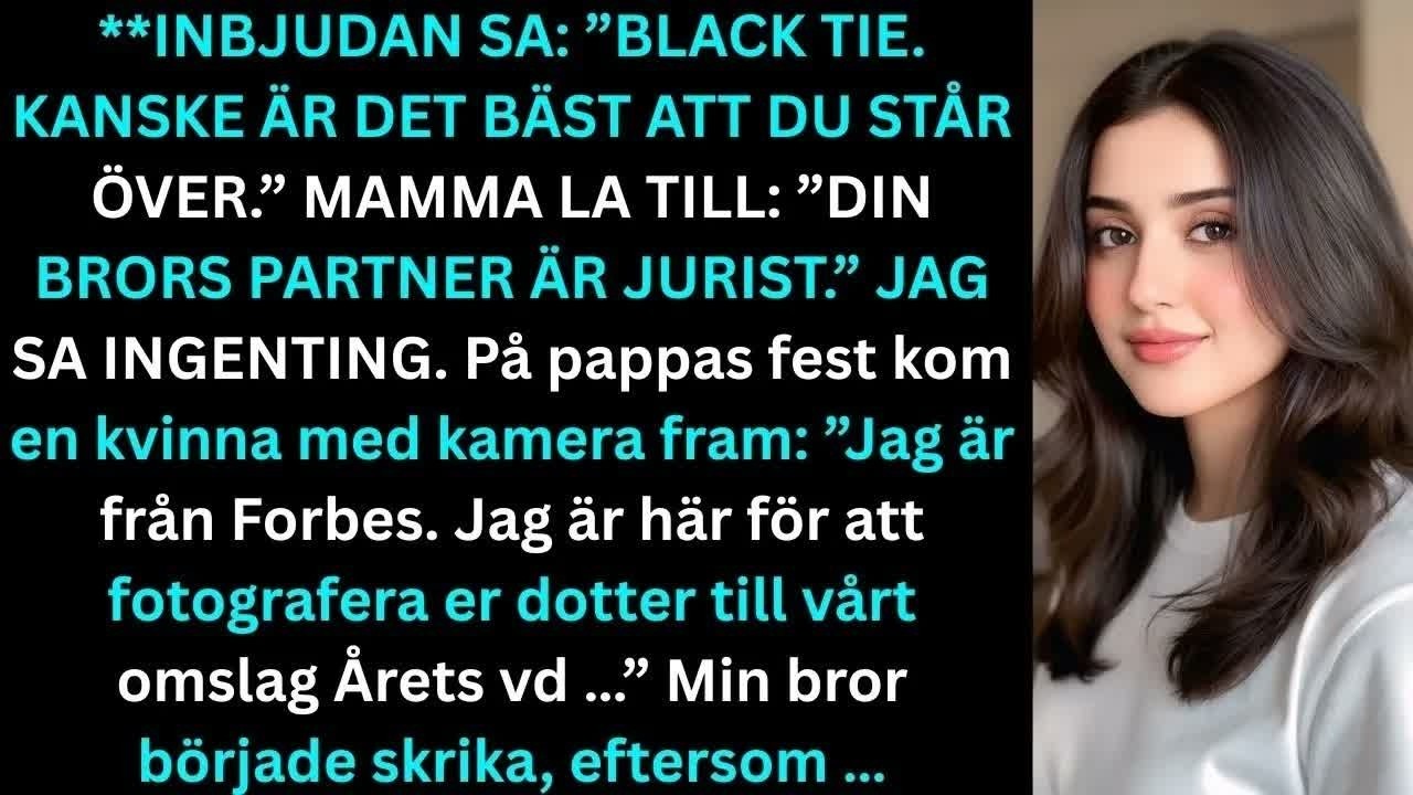 Jag blev inte inbjuden till min pappas 60-årsfest. Min egen mamma skrev till mig att det var ”bäst” om jag avstod, eftersom min närvaro kunde skapa pinsamheter inför min brors...