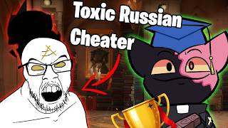 I beat a TOXIC RUSSIAN CHEATER Haze with MACRO