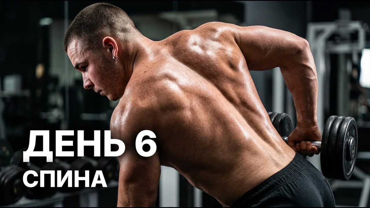 *ДЕНЬ 6* Путь в Бодибилдинг | Качаем спину