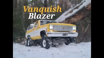 Vanquish vs4-10 Rc4wd Blazer in snow