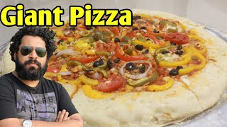 Pizza Recipe / Tawa Pizza / Pizza with out Oven / Big Pizza