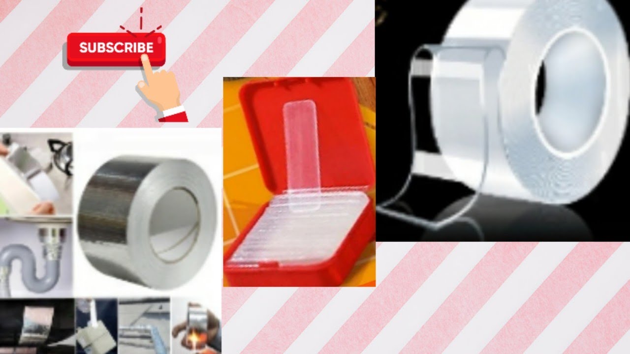 aluminum tape nano double sided tape 60pcs box tape review! in urdu