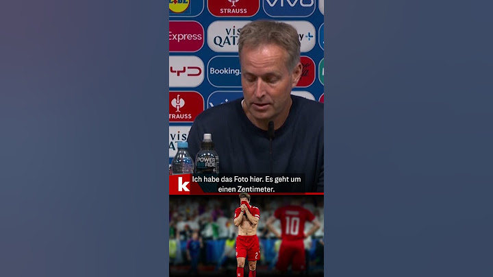 "Es geht um einen Zentimeter": Dänen-Coach Hjulmand zückt wie Füllkrug den Handy-Beweis #shorts