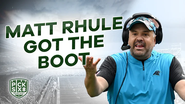 LIVE INSTANT REACTION: Matt Rhule FIRED by the Carolina Panthers