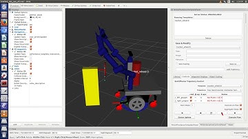 Navigation + Affordance Templates: Example in Rviz (Tracbot turning a wheel)