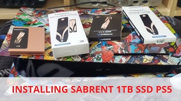 Installing Sabrent 1TB Rocket 4 Plus NVMe SSD in 10 Mins with HeatSink cover for the PS5