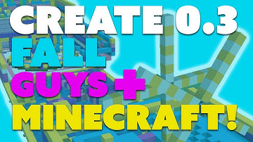 Minecraft Create Mod 0.3 Fall Guys-Style Obstacle Course!