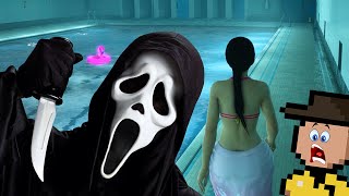 NÃO VÁ PARA A PISCINA À NOITE senão... #SextaDeTerror (Scream)