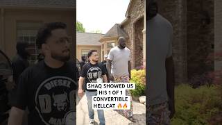 Shaq Has The Only Convertible Hellcat That Exists