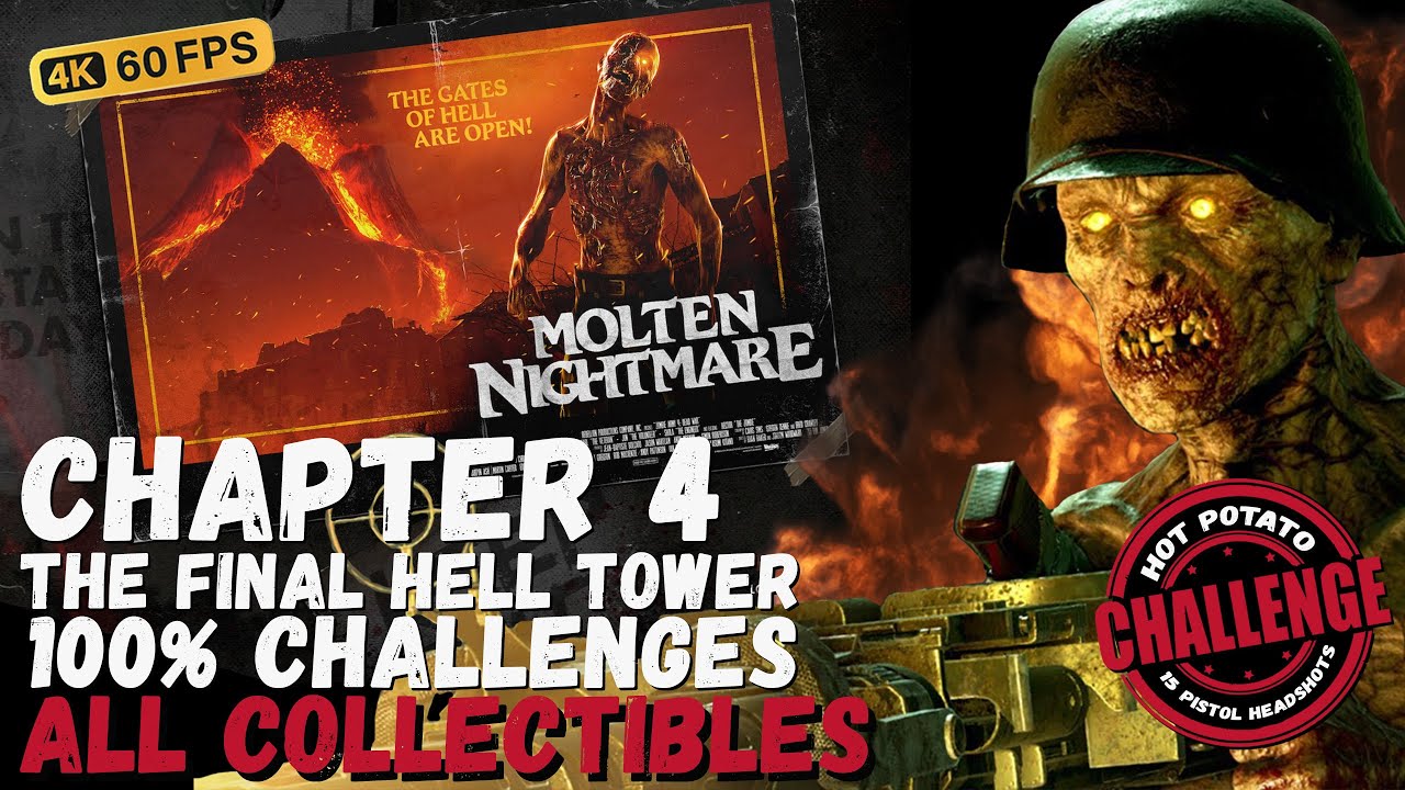Zombie Army 4 Mission 6 Molten Nightmare Chapter 4 The Final Hell Tower
