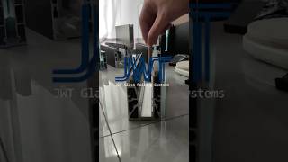 Z5 model floor mounted aluminum channel #glassrailing #manufacturer #modernhome #supplier