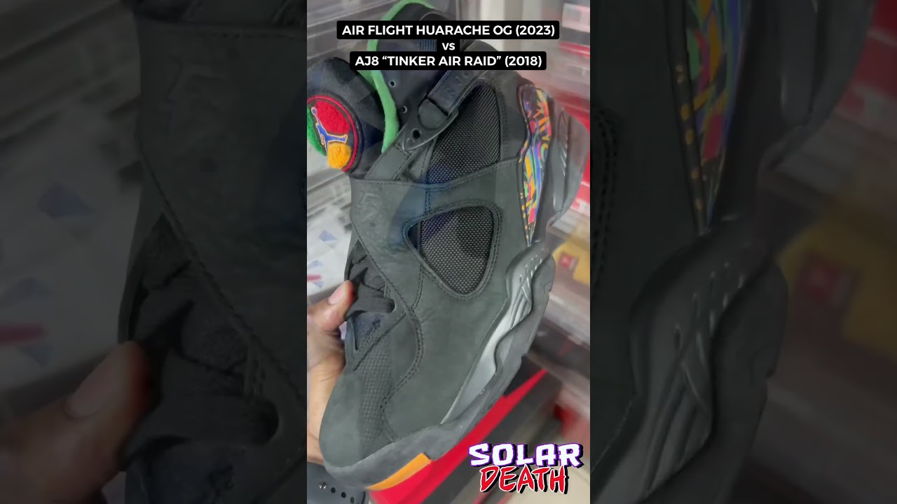 NIKE AIR FLIGHT HUARACHE OG (2023) vs AJ8 “TINKER AIR RAID” (2018) | SHORT & EVL | EVL TV