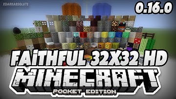 [0.16.0+] Minecraft PE  - Faithful 32x32 HD Texture Pack - MCPE Texture Packs