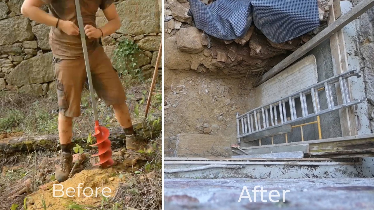 Stone House Renovation - Part 3: Digging a Cellar - YouTube