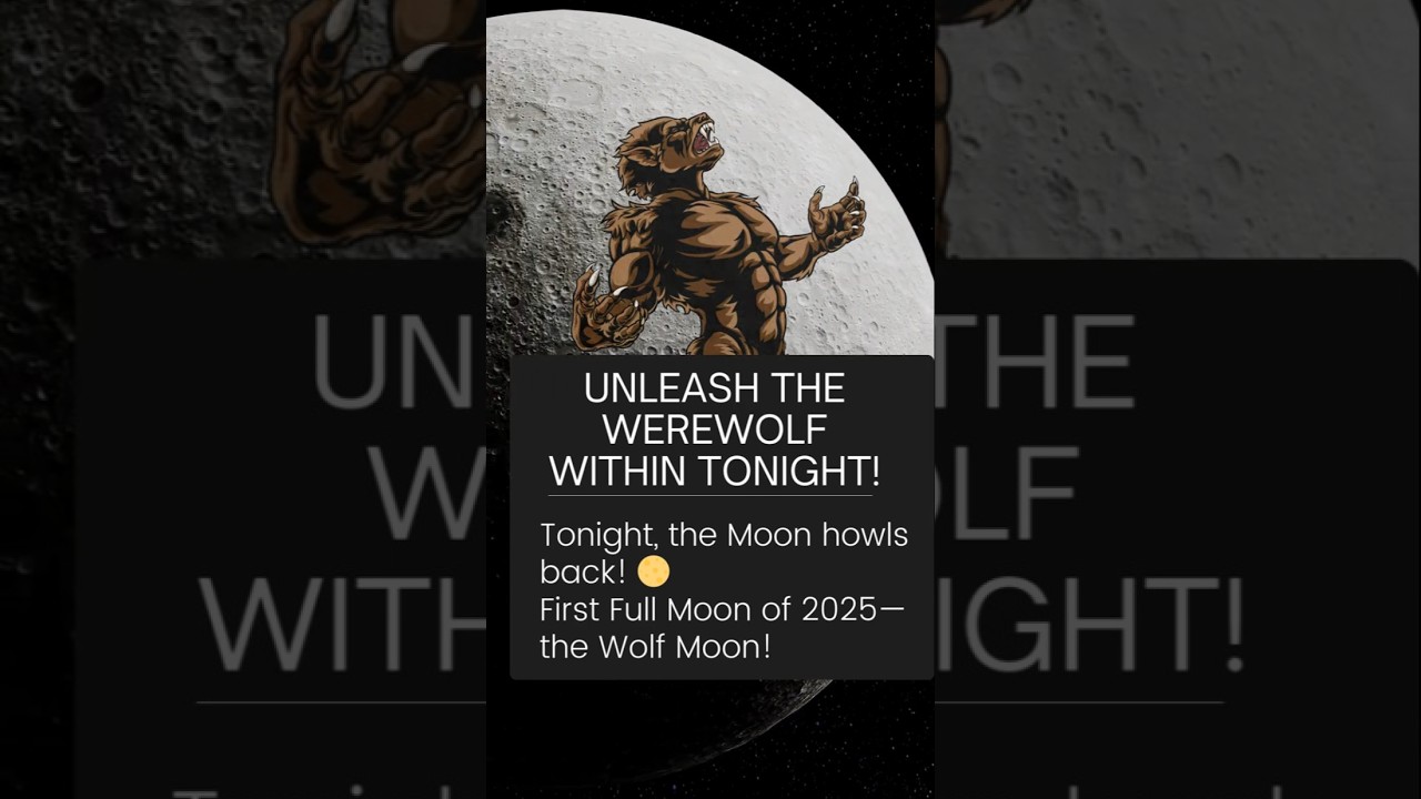 Lunar howl: First Full Moon of 2025 is the Wolf Moon! Werewolves unite! 