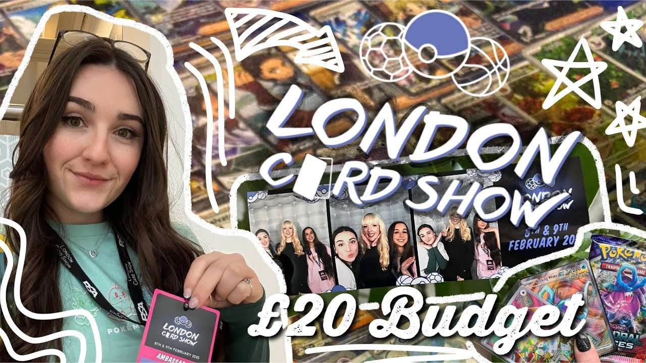 Londons BIGGEST Card Show on a budget! | Sunday Vlog convention