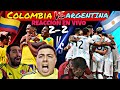 REACCIÓN COLOMBIA vs ARGENTINA *el MEJOR PARTIDO de las ELIMINATORIAS* ¡IMPERDIBLE! 🇦🇷❤️🇨🇴