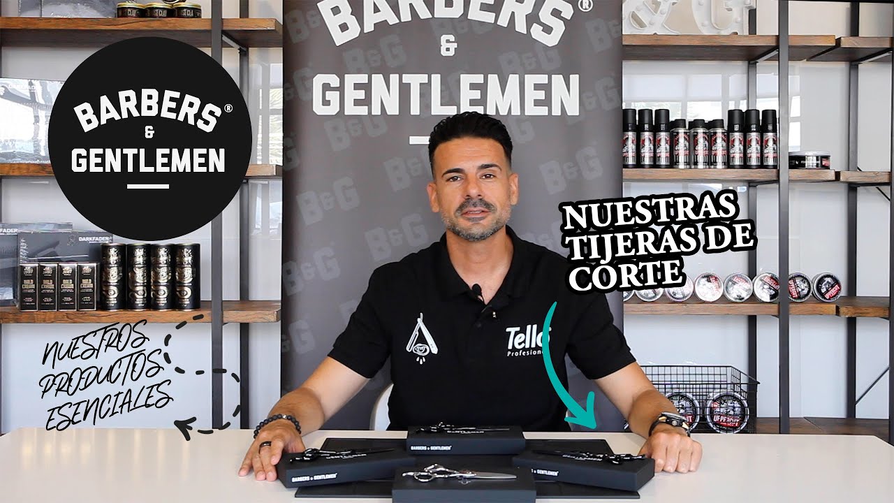 NUESTRAS TIJERAS DE CORTE BARBERS & GENTLEMEN YouTube