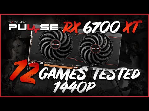 SAPPHIRE PULSE AMD RADEON RX 6700 XT - 12 Games Tested @ 1440p