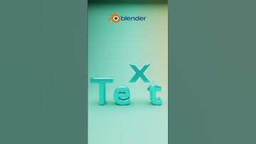 Text Bounce Animation | Blender | 3D