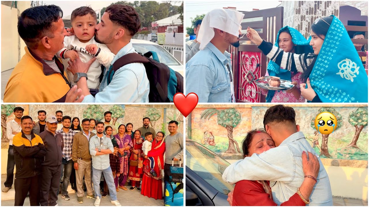 Hardest goodbye ever🥺❤️|CISF |#jammu #familyvlog #emotional #love #vlog #vlogger #viral #vloglife 