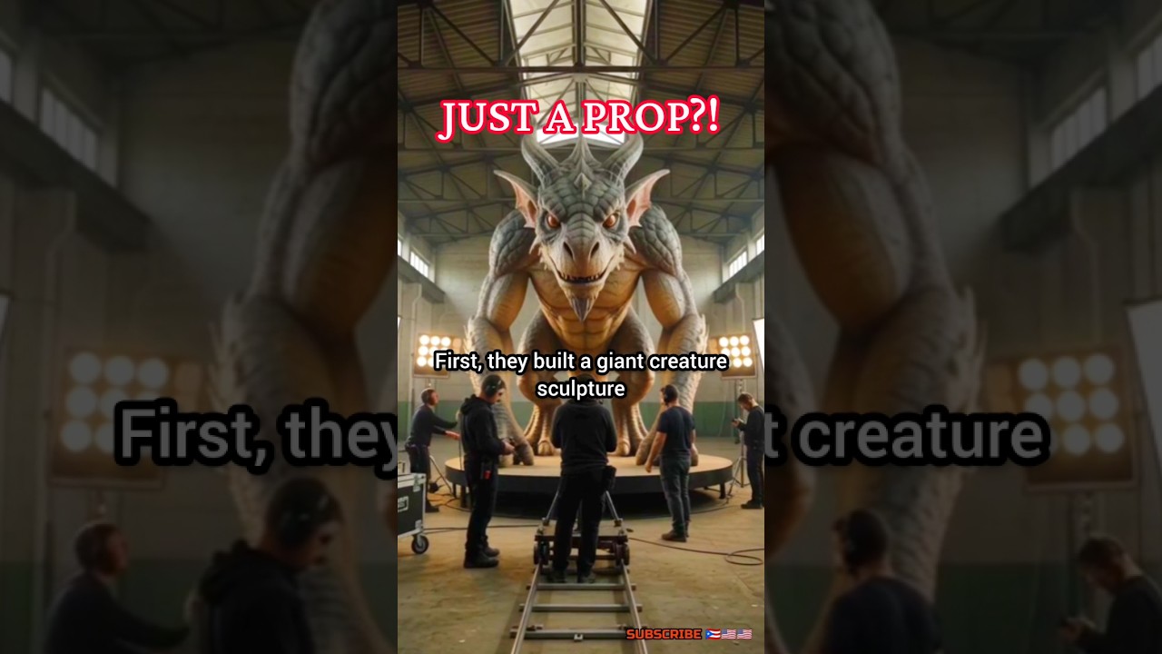 This Movie Monster Was Just a Prop 😱#MovieEffects #PracticalEffects #usa #MovieProps #Shorts