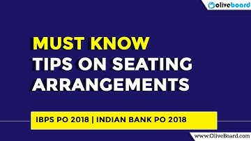 Seating Arrangements Questions Tips and Tricks | IBPS PO 2018 | Indian Bank PO