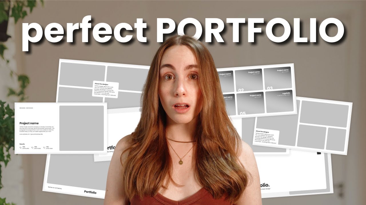 How to make a portfolio for graphic designers (template included) - YouTube