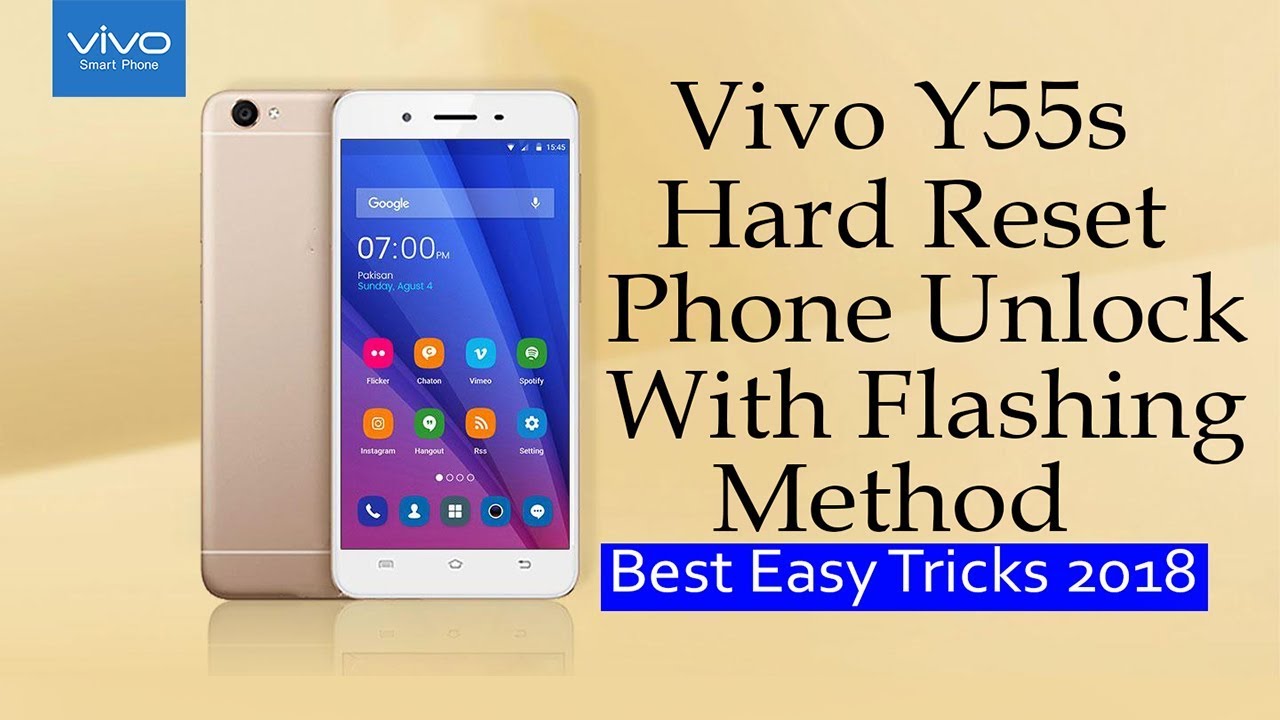 Vivo Y55s 1610 Hard Reset Pattern Unlock Phone With Flashing Method YouTube