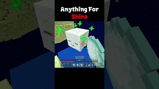 Anything For Shiro ❤️‍🩹| #pallaviplayz #minecraft #catmemes